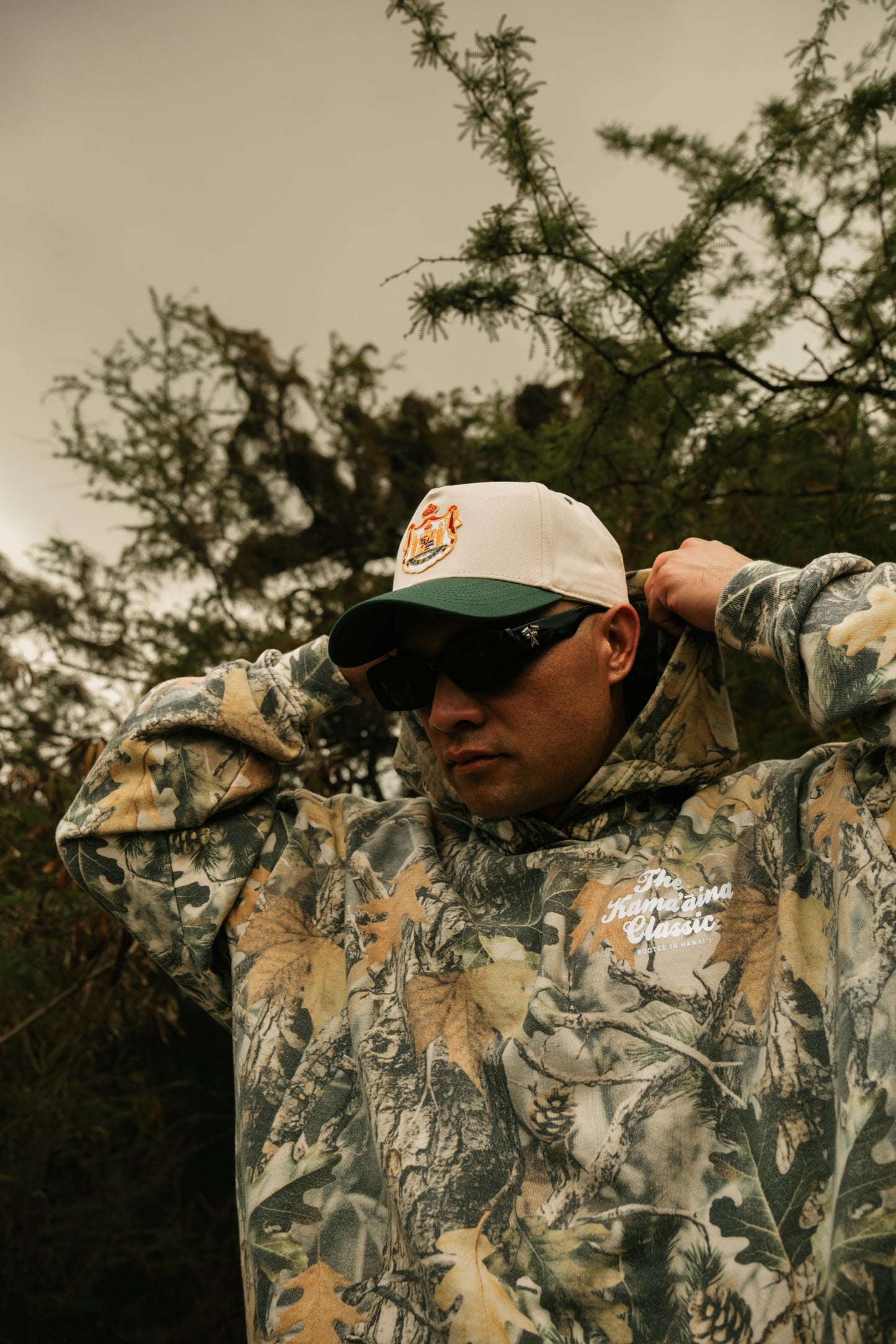 FOREST CAMO HOODIE BY THE KAMA'ĀINA CLASSIC