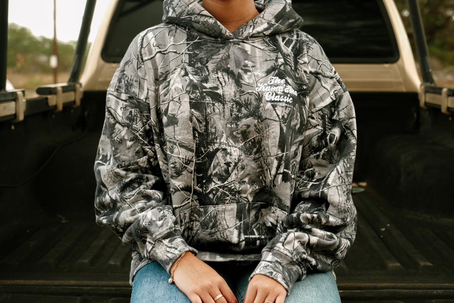 FOREST CAMO HOODIE BY THE KAMA'ĀINA CLASSIC