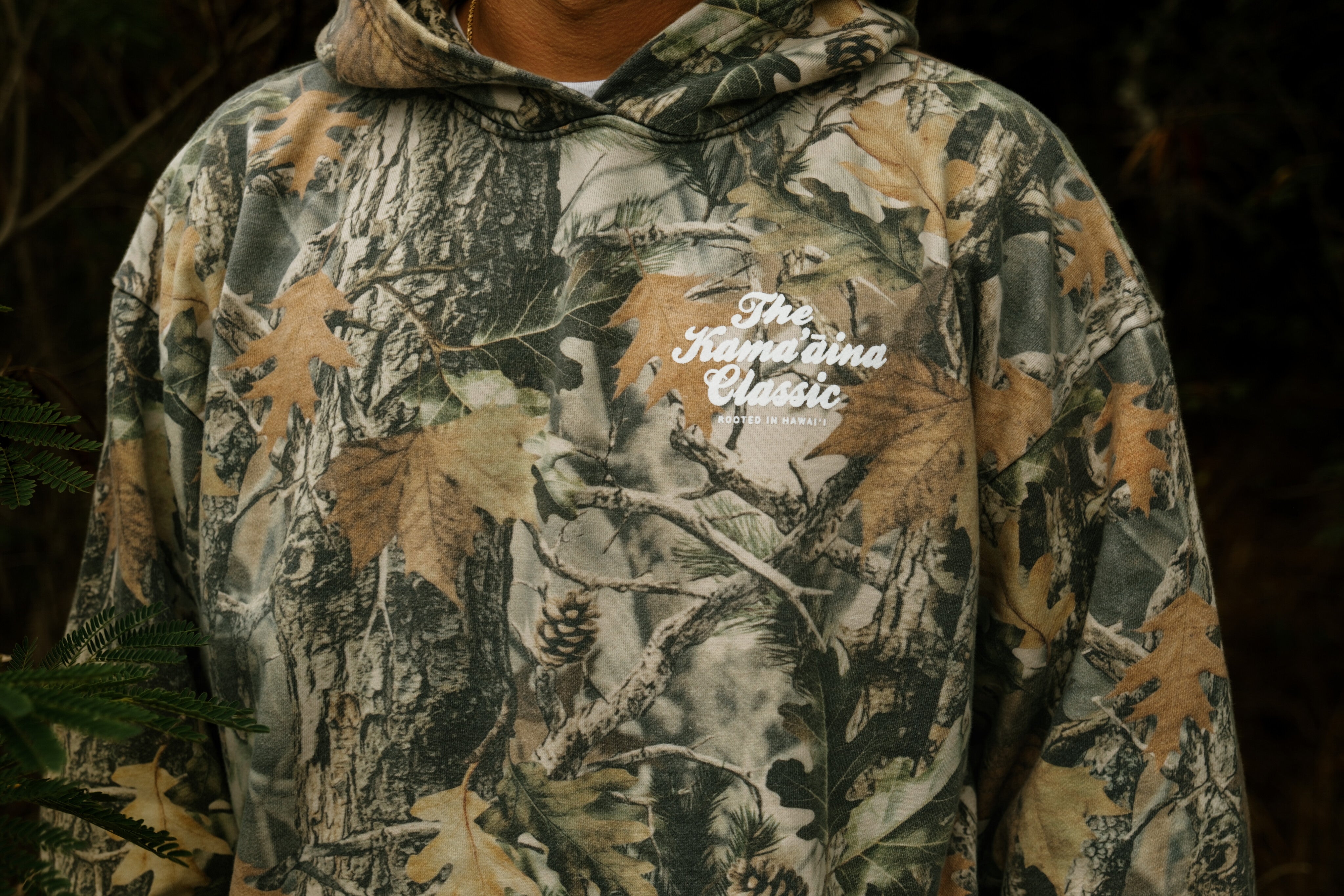 FOREST CAMO HOODIE BY THE KAMA'ĀINA CLASSIC – The Kama'āina