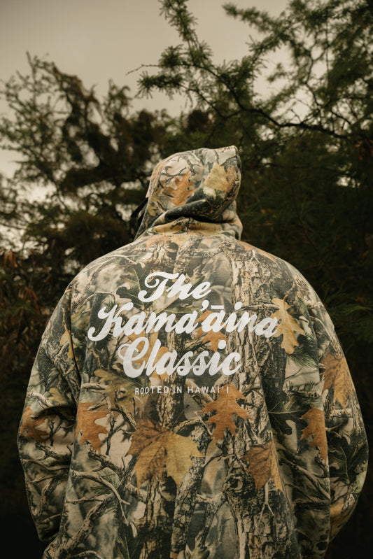 FOREST CAMO HOODIE BY THE KAMA'ĀINA CLASSIC