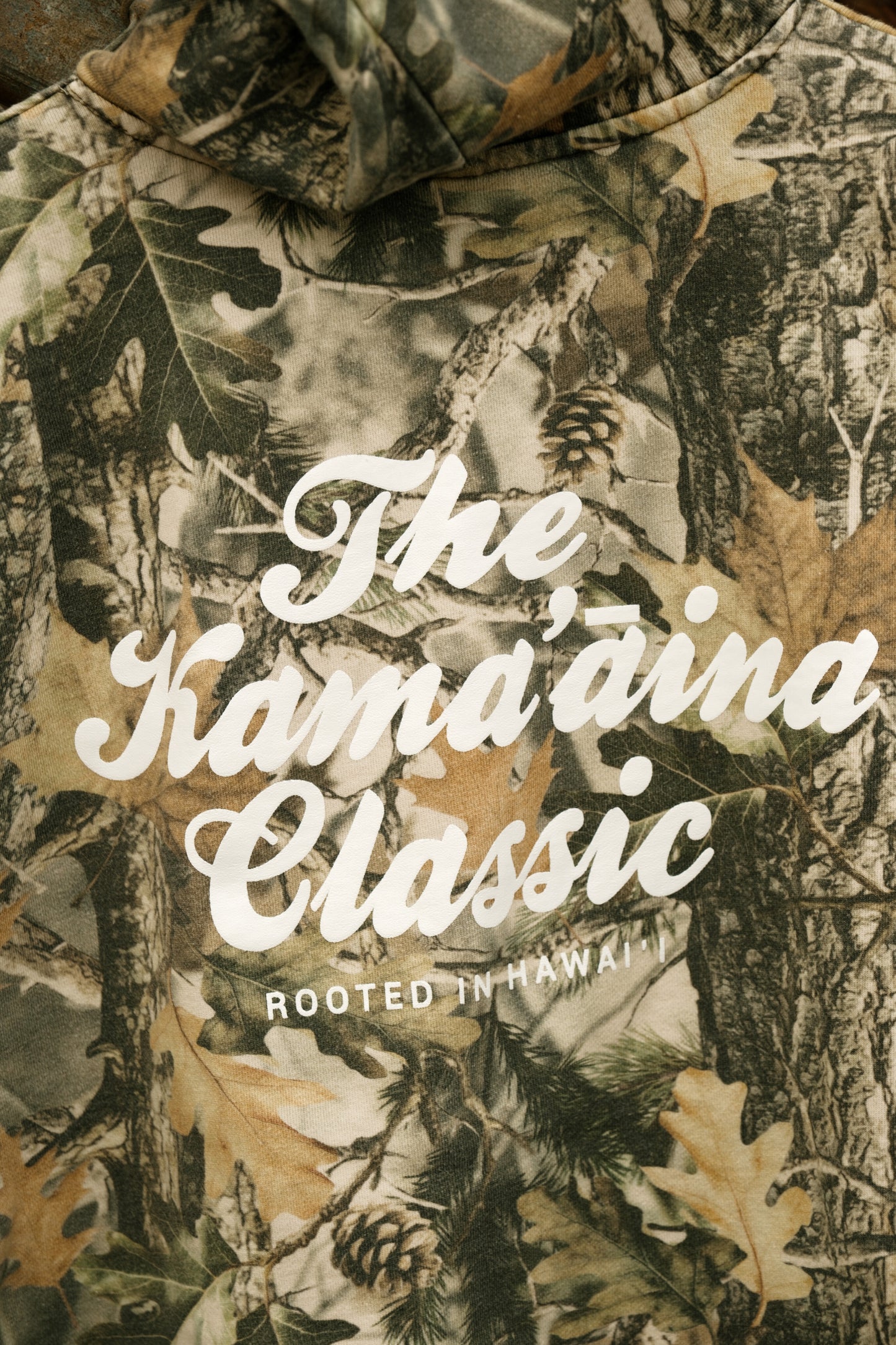 FOREST CAMO HOODIE BY THE KAMA'ĀINA CLASSIC